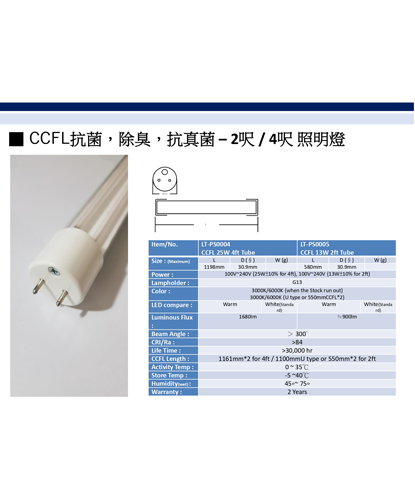 CCFL photocatalyst bulb
